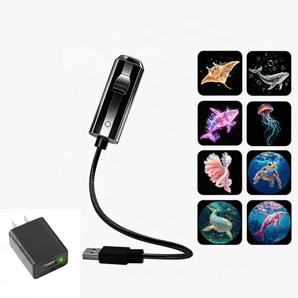 💡 BVJ® Plug-and-Play HD-Galaxie- & Ozean-Projektor-Nachtlicht 🥳 Über 50.000 zufriedene Nutzer