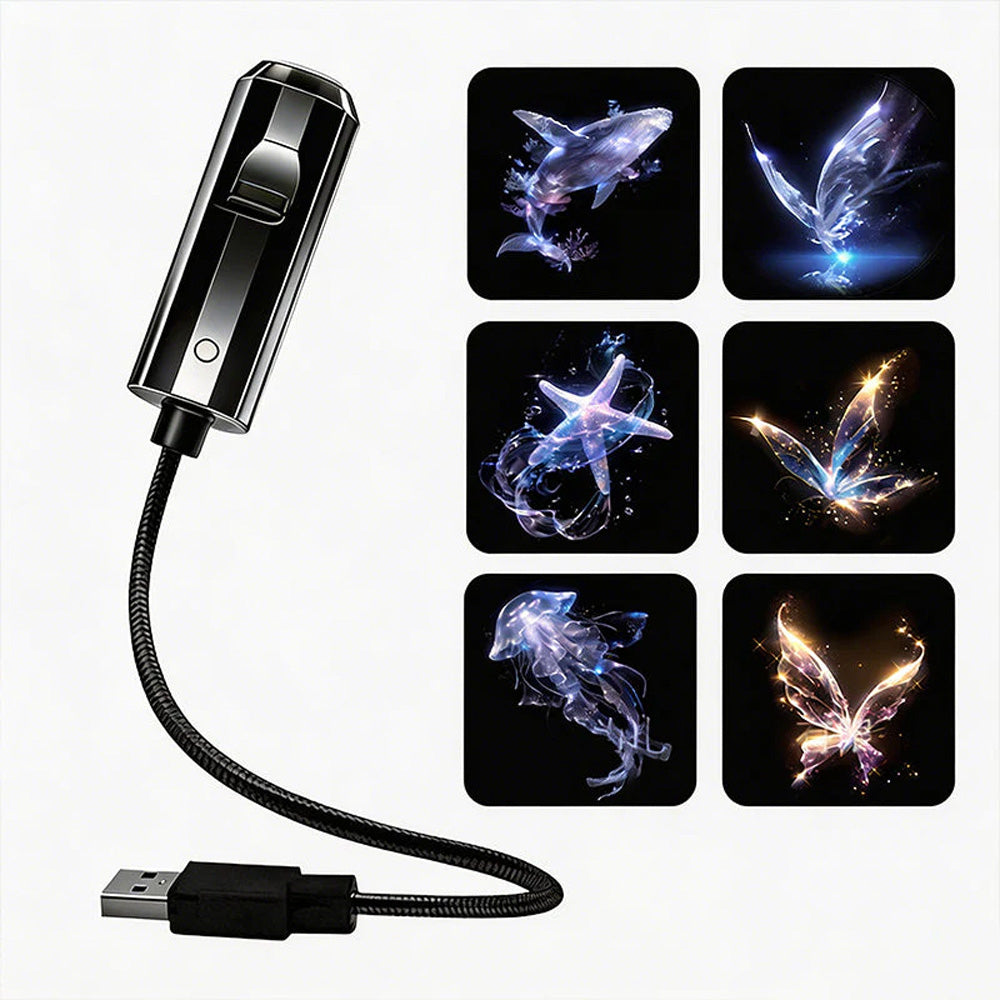 💡 BVJ® Plug-and-Play HD-Galaxie- & Ozean-Projektor-Nachtlicht 🥳 Über 50.000 zufriedene Nutzer