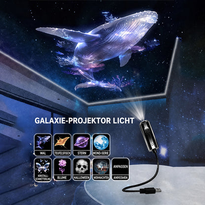💡 BVJ® Plug-and-Play HD-Galaxie- & Ozean-Projektor-Nachtlicht 🥳 Über 50.000 zufriedene Nutzer