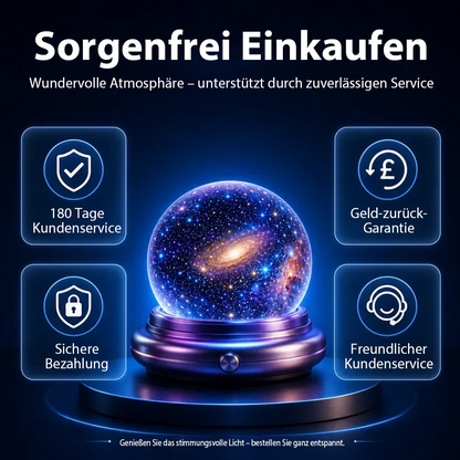 🔮 Nachtlicht-Projektor – intelligenter holografischer Sternenprojektor