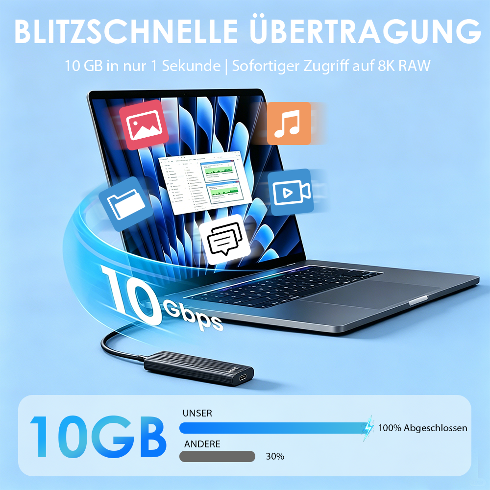 🏆Blitzverkauf⚡ Über 50.000 verkauft! Fast ausverkauft – 🔥16TB tragbare Mini-SSD mit großer Kapazität und Type-C🍇
