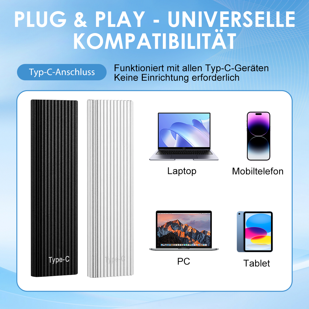 🏆Blitzverkauf⚡ Über 50.000 verkauft! Fast ausverkauft – 🔥16TB tragbare Mini-SSD mit großer Kapazität und Type-C🍇