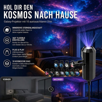💡 BVJ® Plug-and-Play HD-Galaxie- & Ozean-Projektor-Nachtlicht 🥳 Über 50.000 zufriedene Nutzer