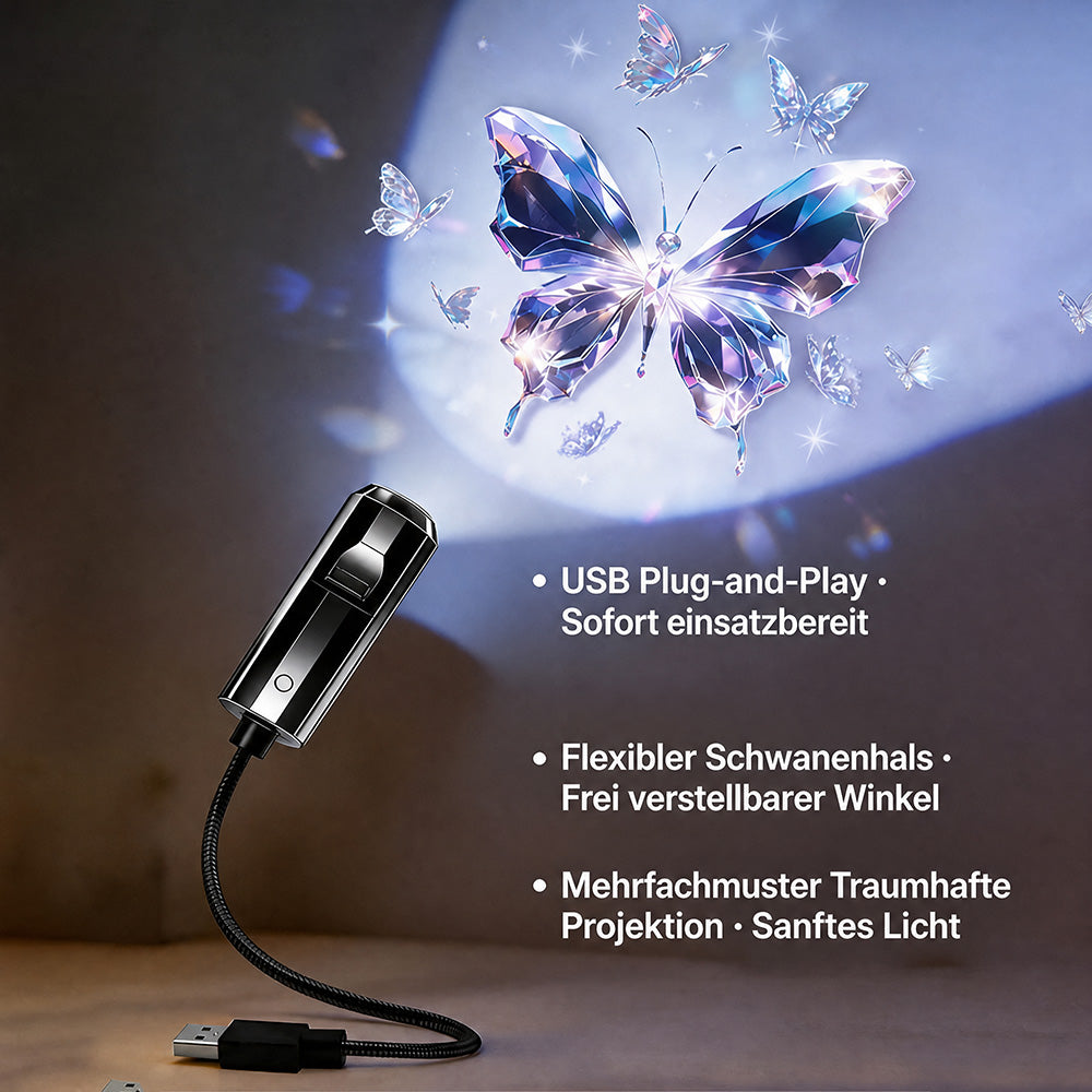 💡 BVJ® Plug-and-Play HD-Galaxie- & Ozean-Projektor-Nachtlicht 🥳 Über 50.000 zufriedene Nutzer